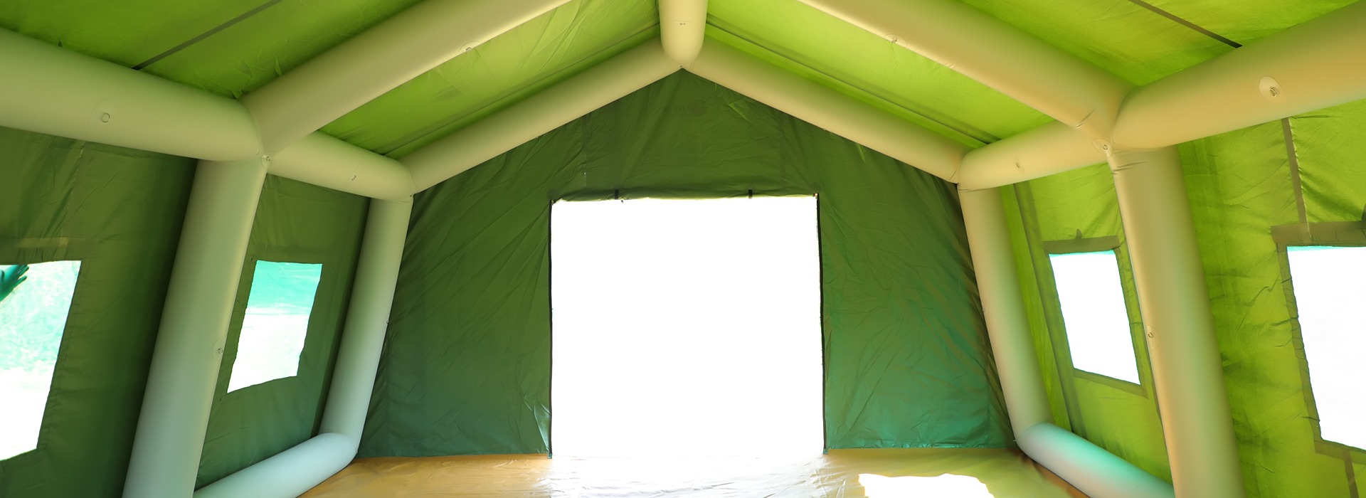 Modular Air Inflatable Tents Garware Technical Fibres Ltd